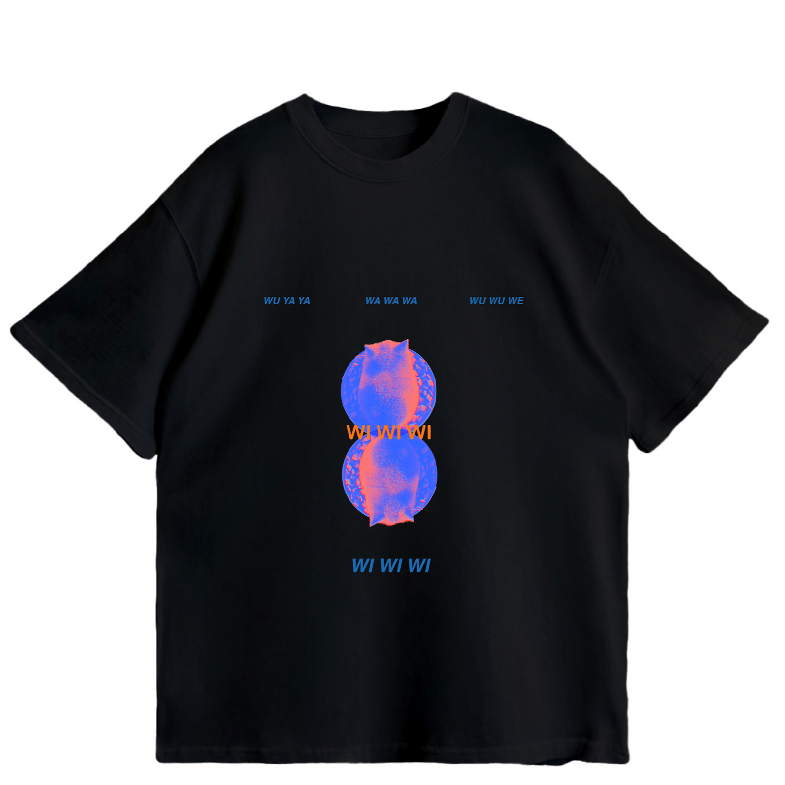 WIWIWI Big Cat | Unisex | Oversized Tee（Ready Stock）