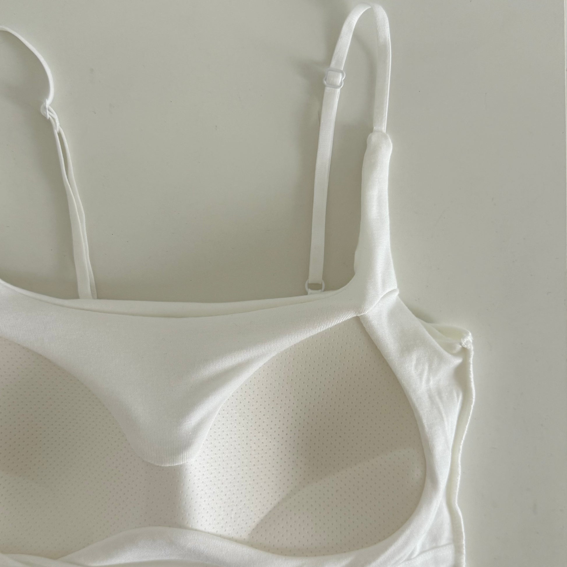 Tencel Thin Long Sleeve Shirt + Top Bra 冰丝微透斜肩罩衫+背心套 （JUL2502）