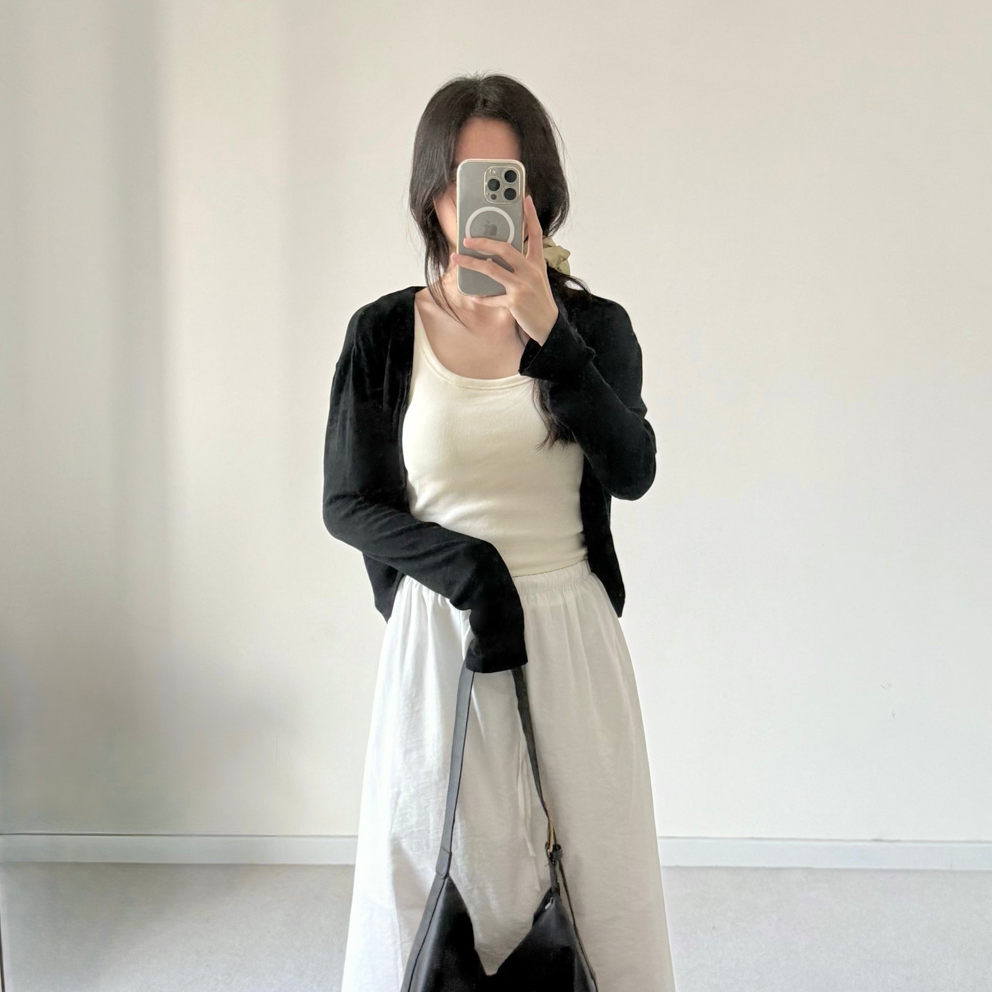 AUG25151 冰丝针织开衫防晒短外套  Ice Silk Knit Cardigan Cooling Short Outerwear