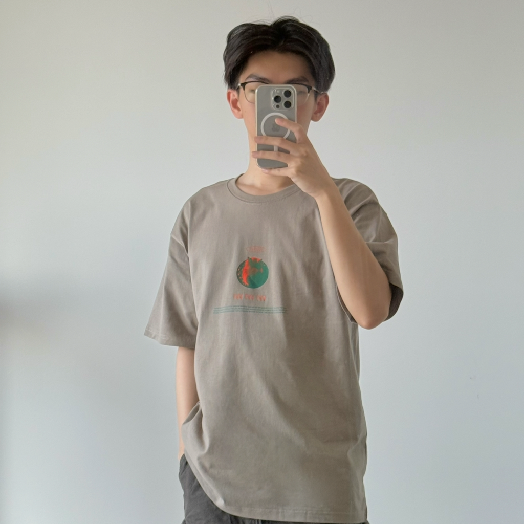 WIWIWI Orange Cat | Unisex | Oversized Tee（Ready Stock）