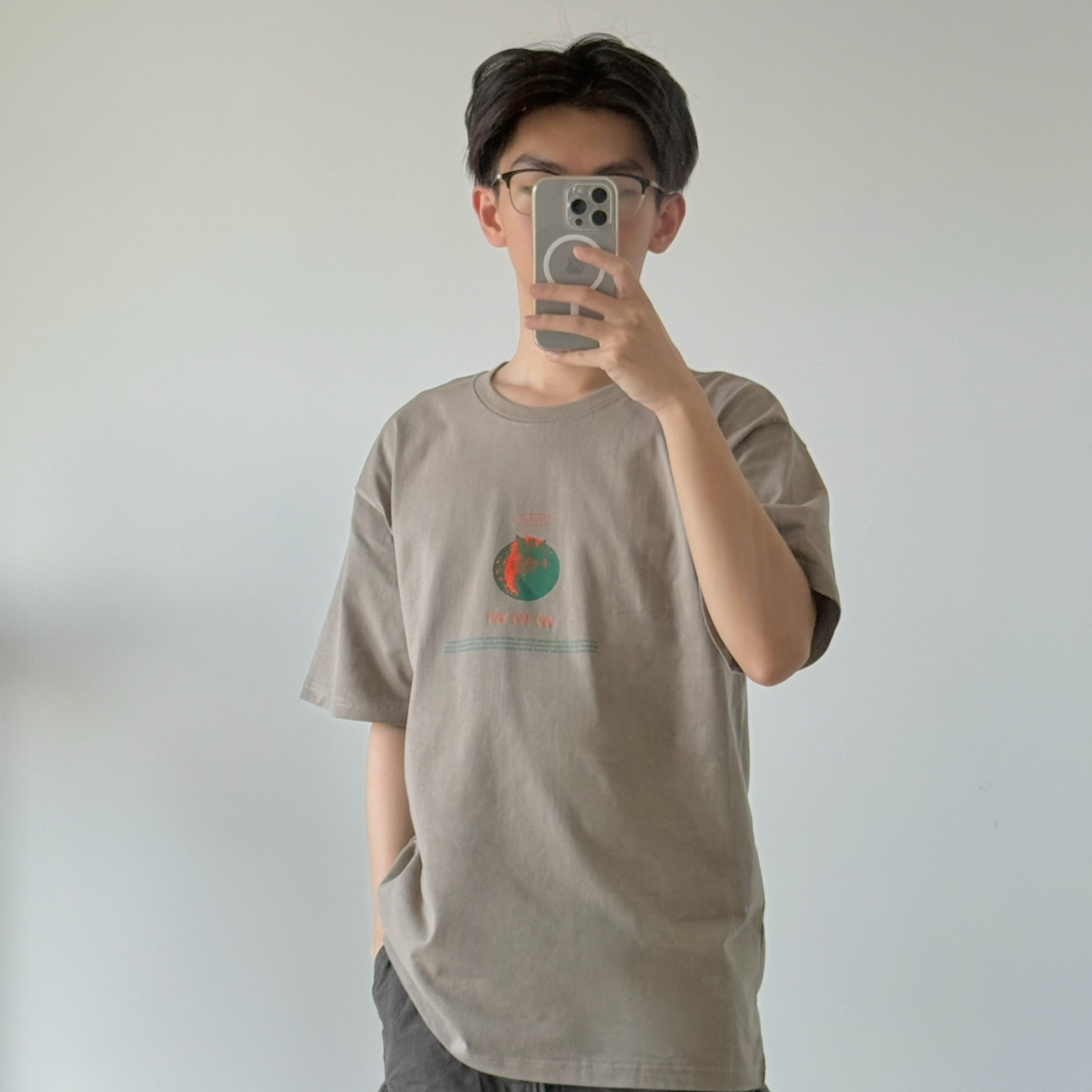 WIWIWI Orange Cat | Unisex | Oversized Tee（Ready Stock）