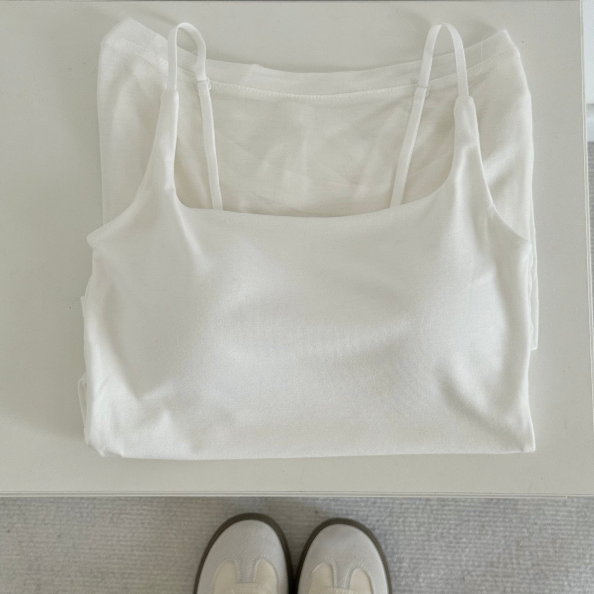 Tencel Thin Long Sleeve Shirt + Top Bra 冰丝微透斜肩罩衫+背心套 （JUL2502）