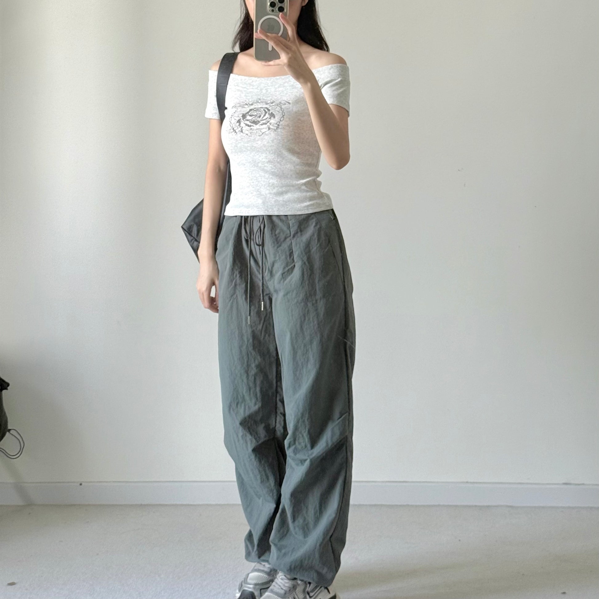 AUG25142 美式绑带工装裤 Vintage Tie Waist Cargo Pants