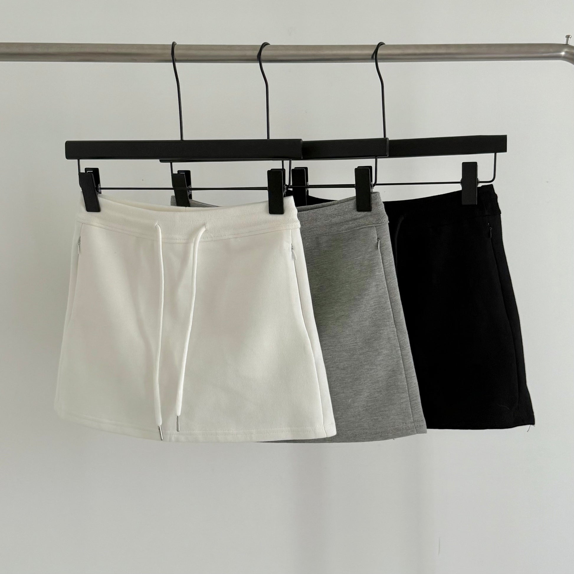 AUG25132 抽绳休闲运动短裙女 Drawstring Casual Sport Skirt Women