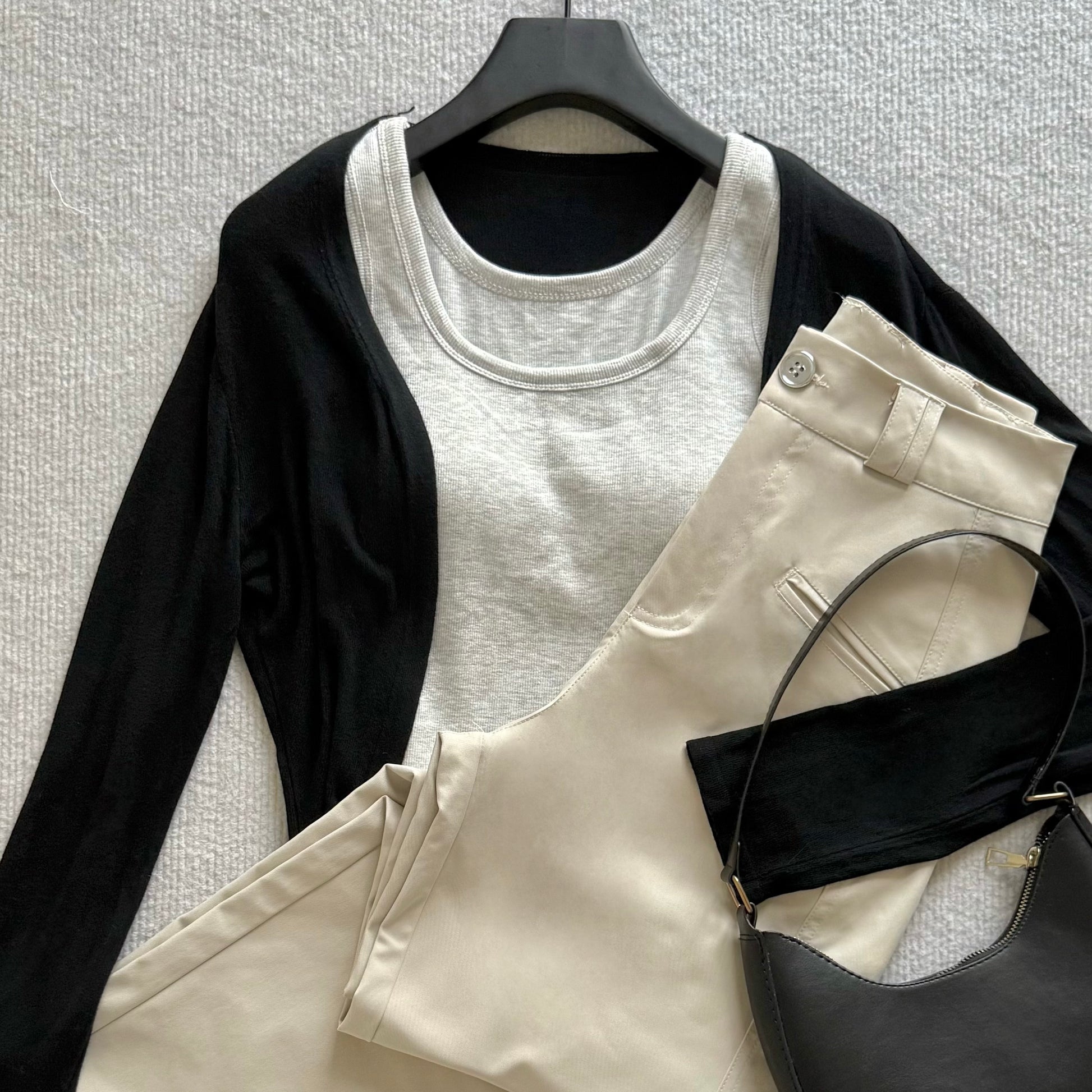 AUG25151 冰丝针织开衫防晒短外套  Ice Silk Knit Cardigan Cooling Short Outerwear